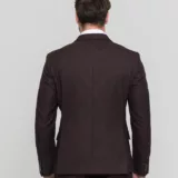Двубортный костюм шоколадный цвет Костюм двойка