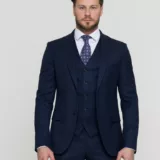 Костюм-тройка светло-синего цвета Костюм на свадьбу