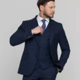 Костюм-тройка светло-синего цвета Костюм на свадьбу