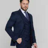 Костюм-тройка светло-синего цвета Костюм на свадьбу